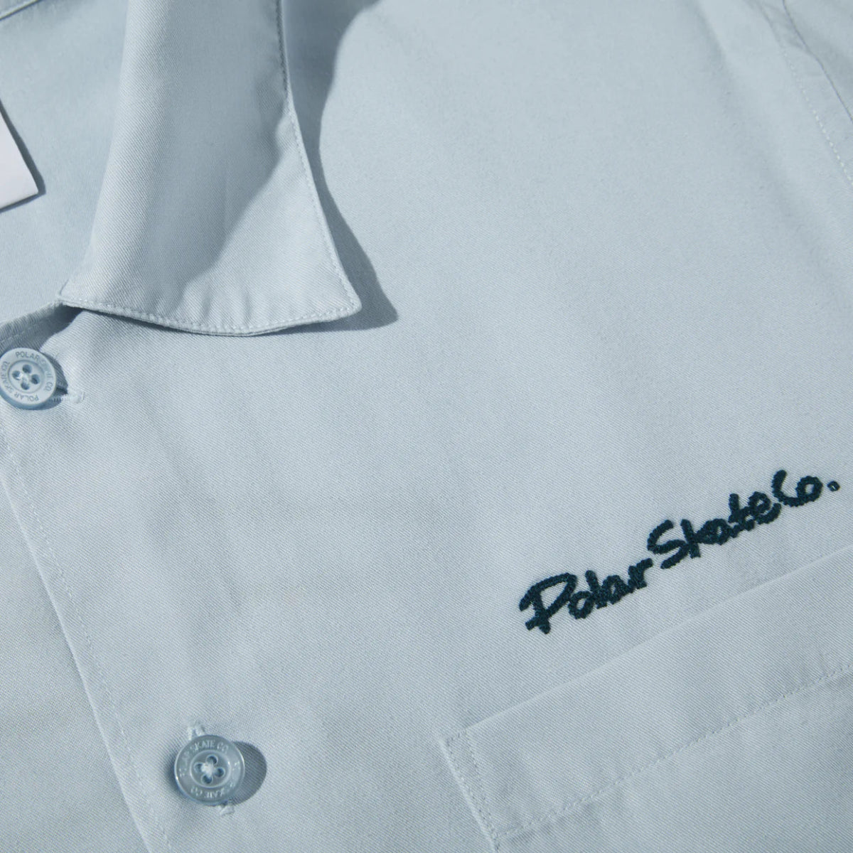 Polar Dual Personality Bowling Shirt in Light Blue - Goodnews Skateshop