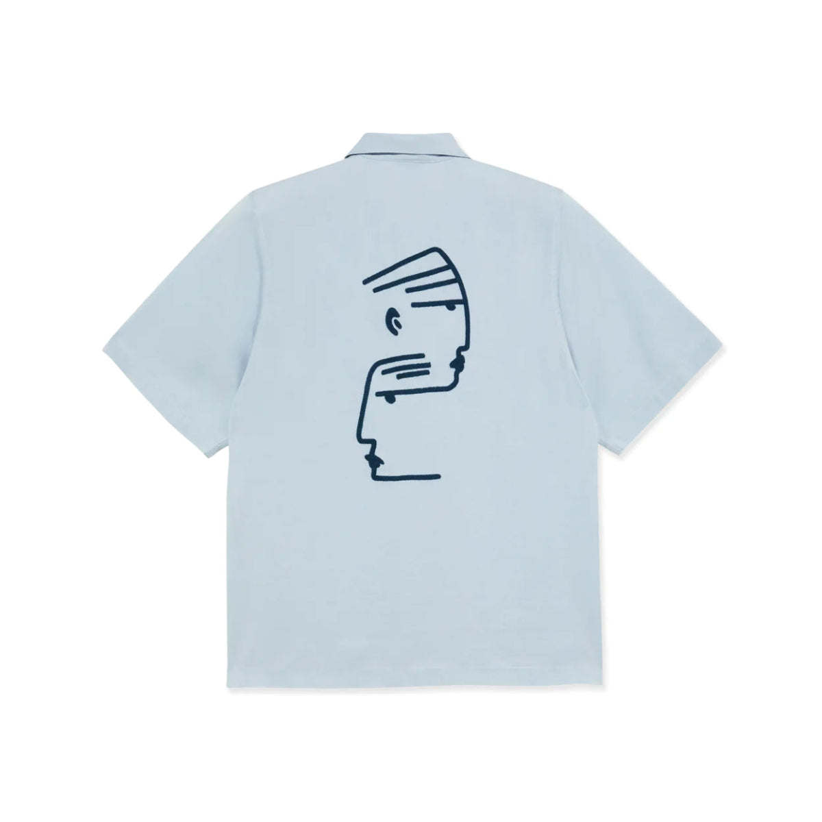 Polar Dual Personality Bowling Shirt in Light Blue - Goodnews Skateshop