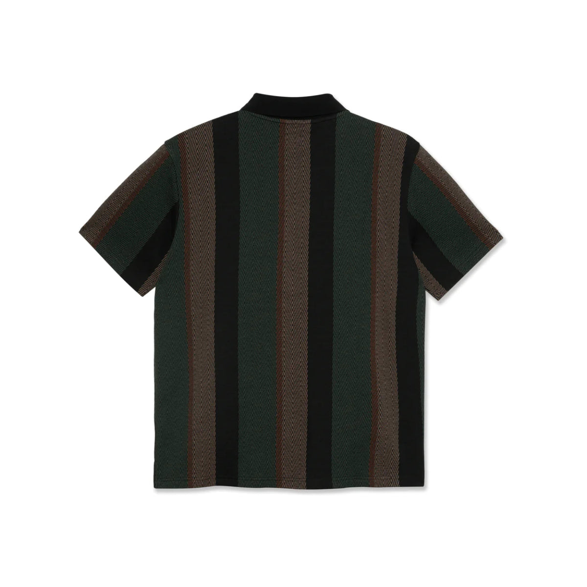 Polar Jacques Polo Shirt in Black Salmon - Goodnews Skateshop