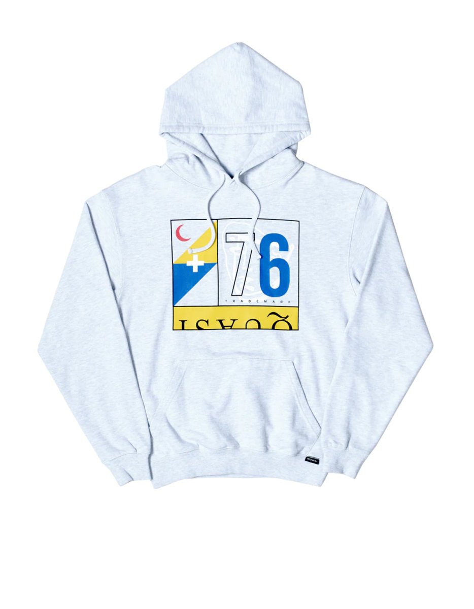 Quasi Runner Hoodie in Ash - Goodnews Skateshop
