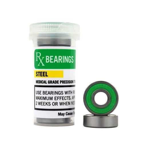 Rx Bearings Steel Green - Goodnews Skateshop