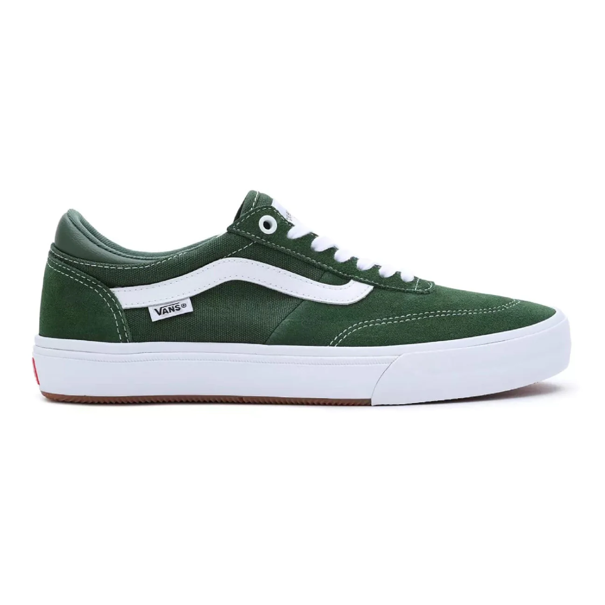 Vans Crocket Low in Green White - Goodnews Skateshop