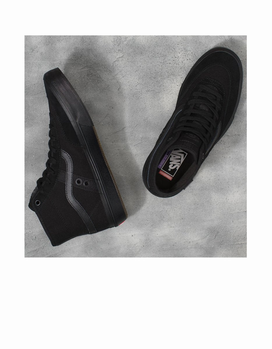Vans Crockett High Black Black - Goodnews Skateshop