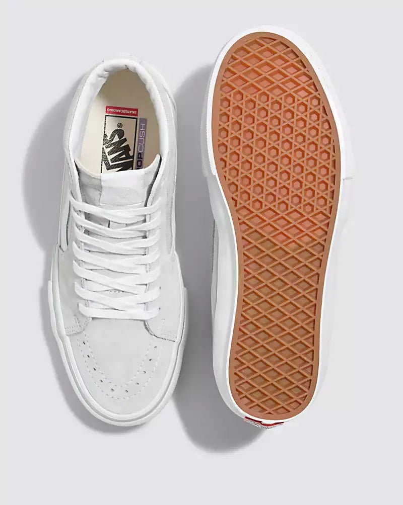 Vans SK8-Hi in Light Grey White - Goodnews Skateshop