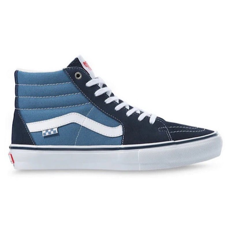 Vans Skate Sk8-Hi in Navy/White - Goodnews Skateshop