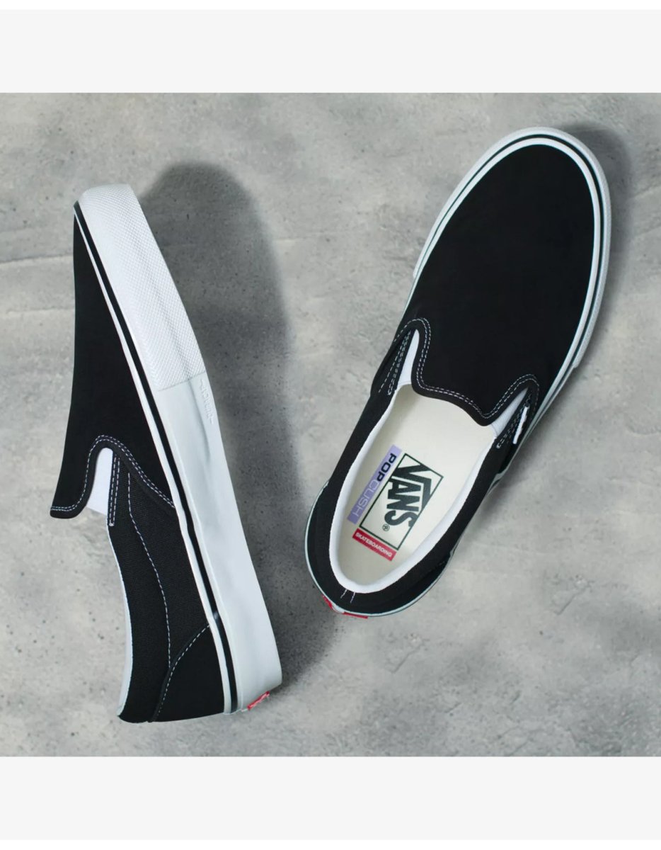 Vans Skate Slip-on in Black/White - Goodnews Skateshop