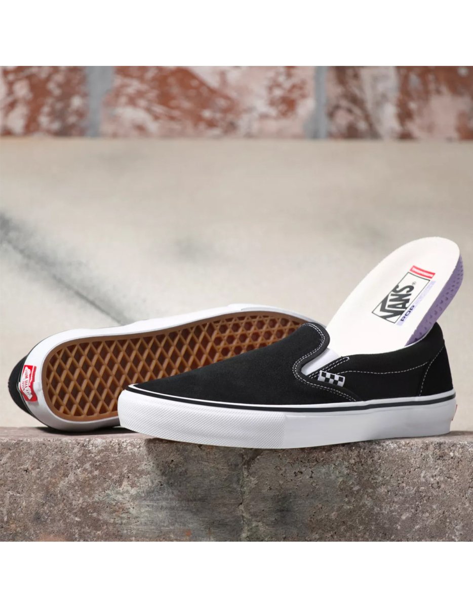 Vans Skate Slip-on in Black/White - Goodnews Skateshop