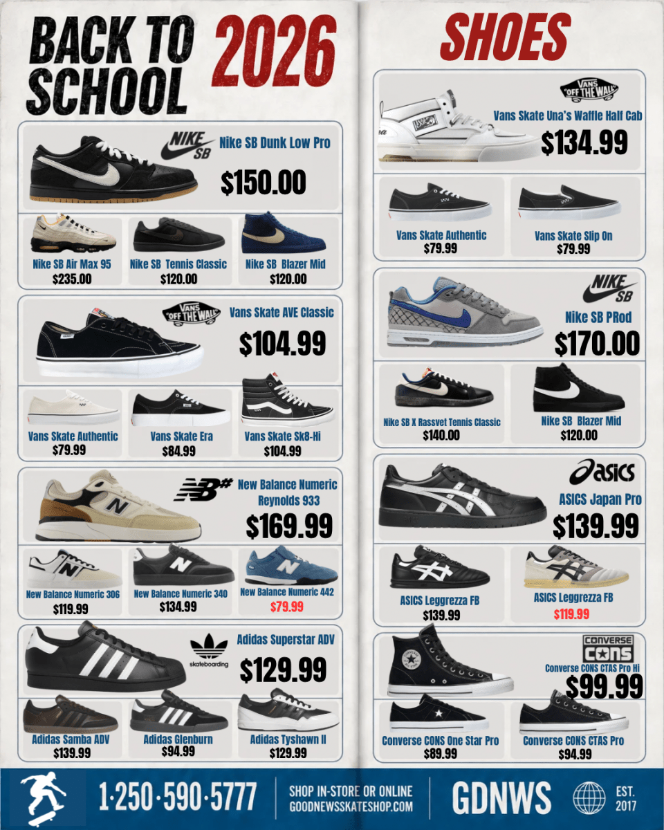 GDNWS Mailorder - BTS20 Promo Code - Goodnews Skateshop
