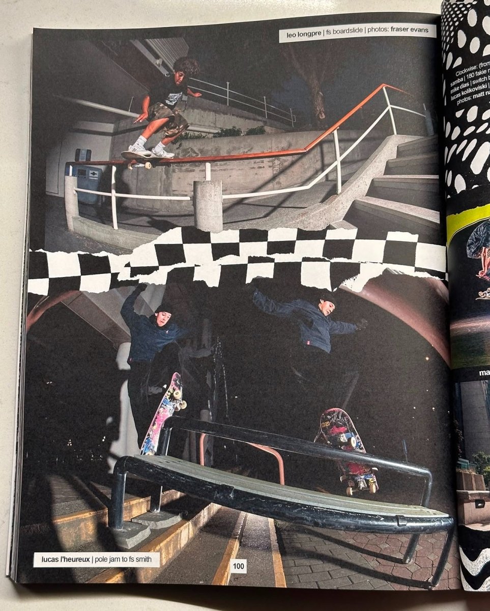 Leo and Lucas in Downward Mag #5 - Goodnews Skateshop