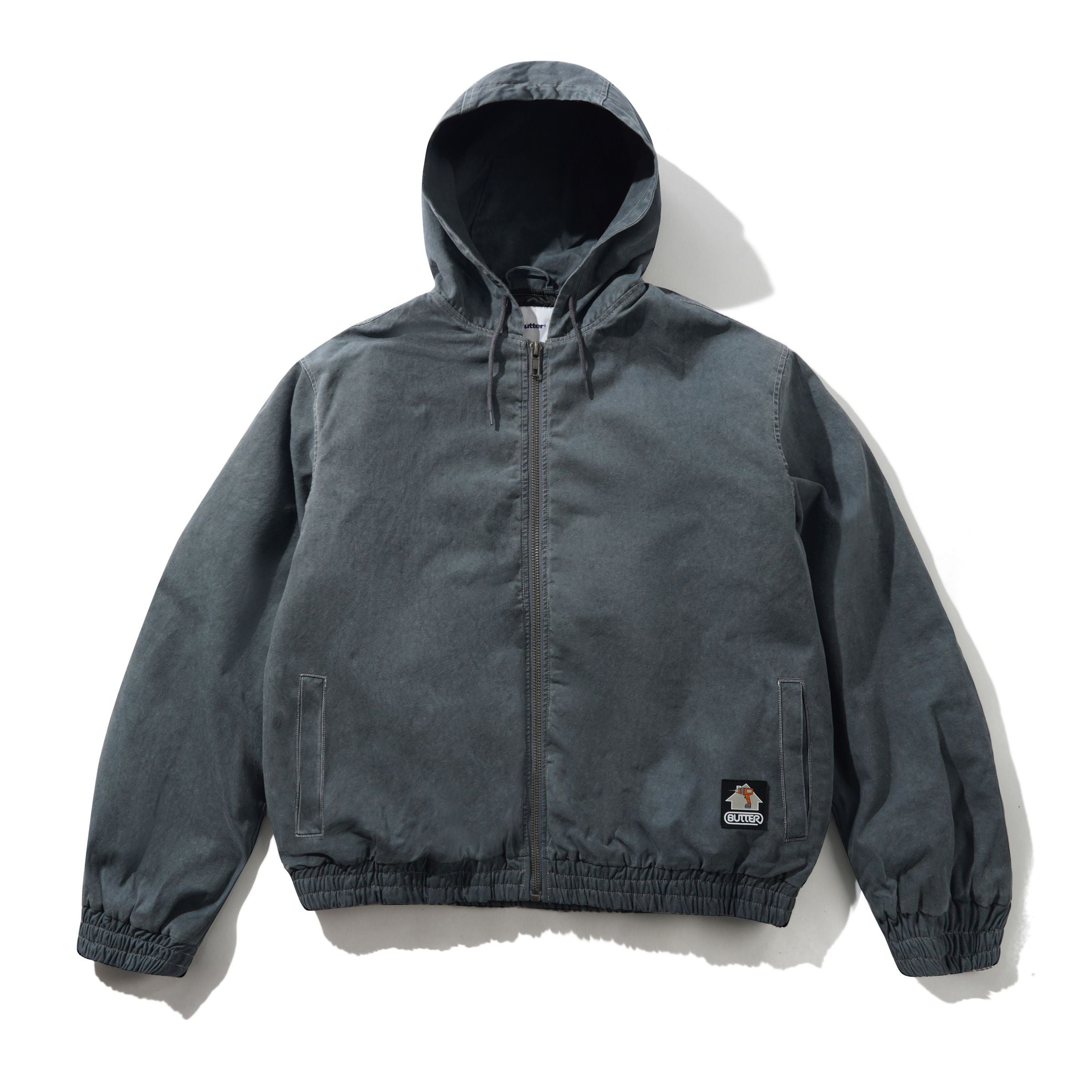 Butter Goods Insulated Work Jacket in Washed Slate