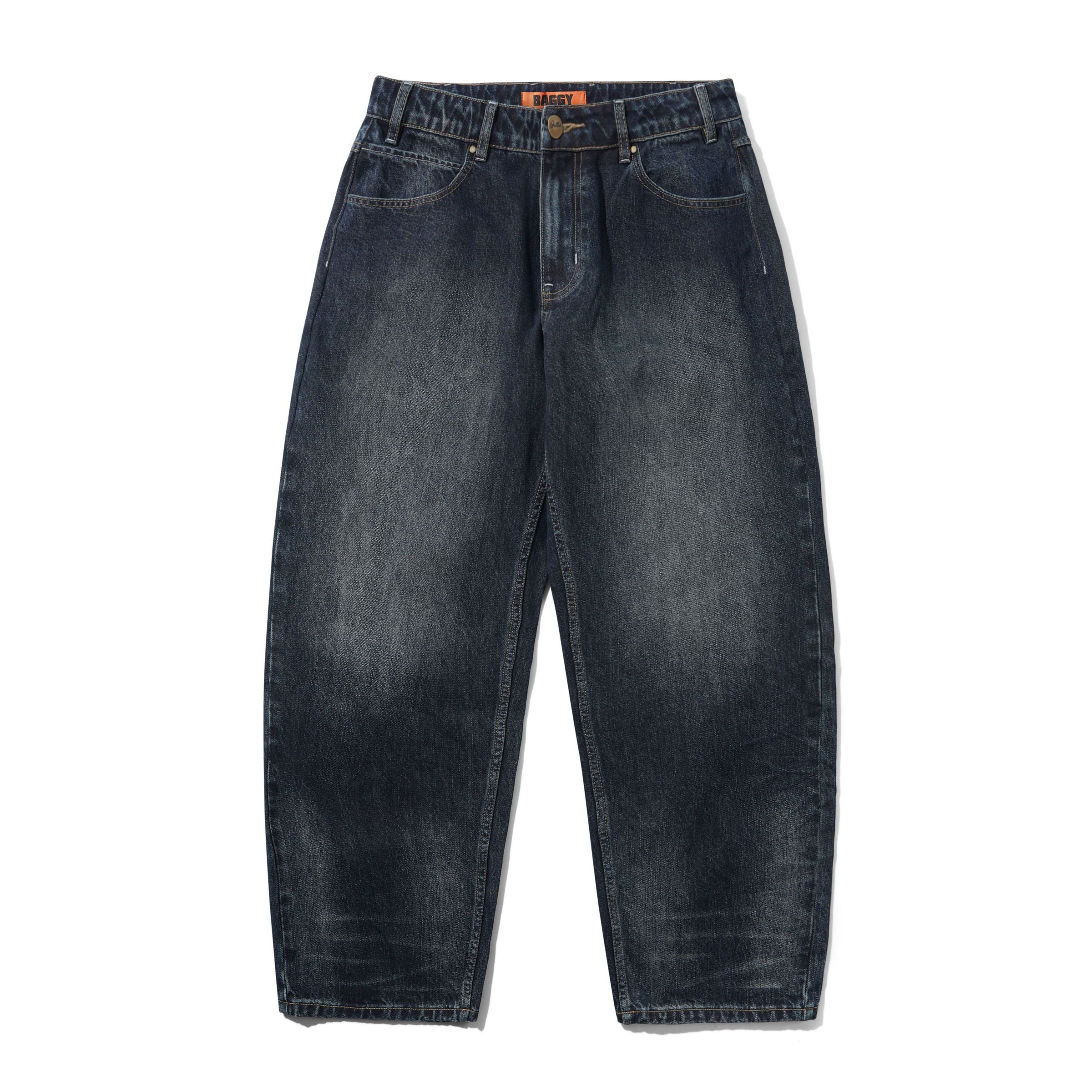 Butter Goods Solar Fade Denim Jeans in Blue Tint Ripple