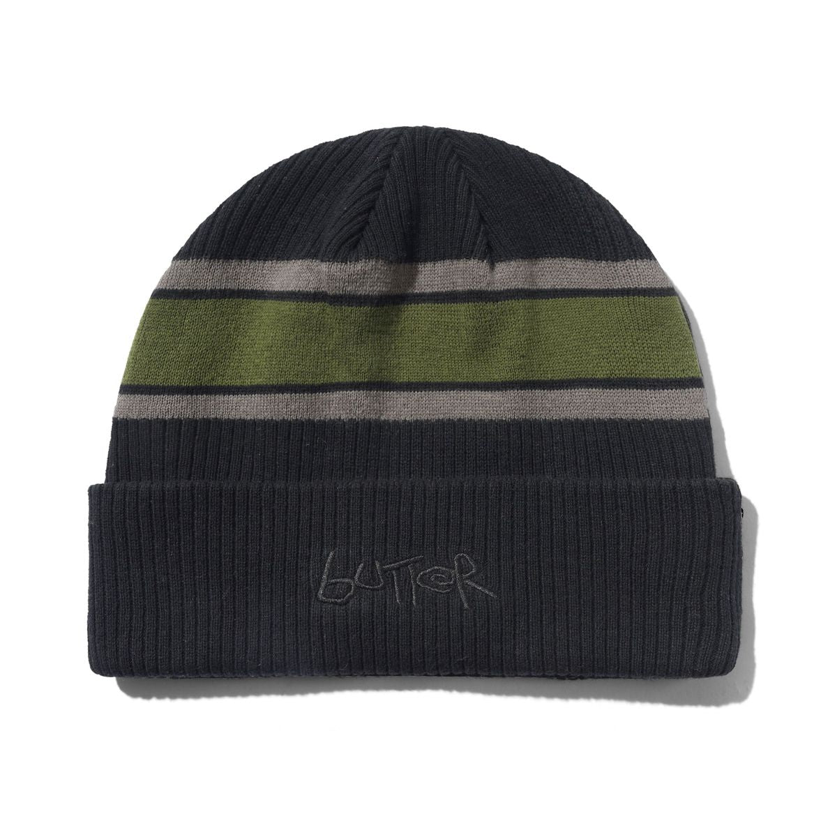Butter Goods Break Beanie in Black