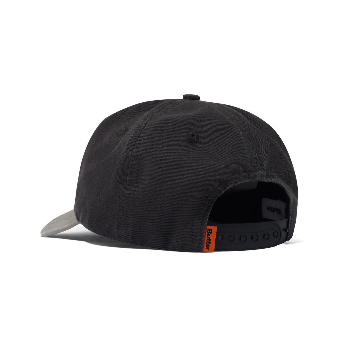 Butter Goods Stretch 5 Panel Cap in Washed Charcoal