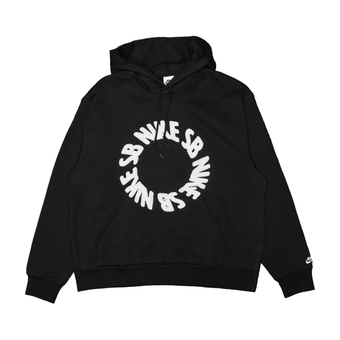 Nike SB Rolling Fleece Pullover Skate Hoodie in Black