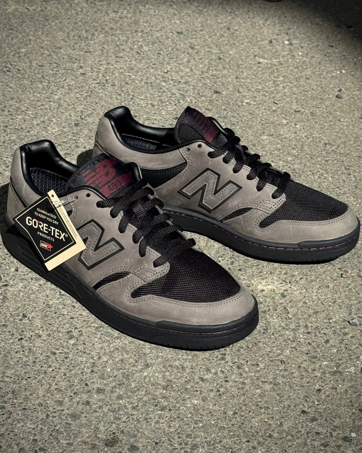New Balance Numeric Gore-Tex 480 in Grey/Black