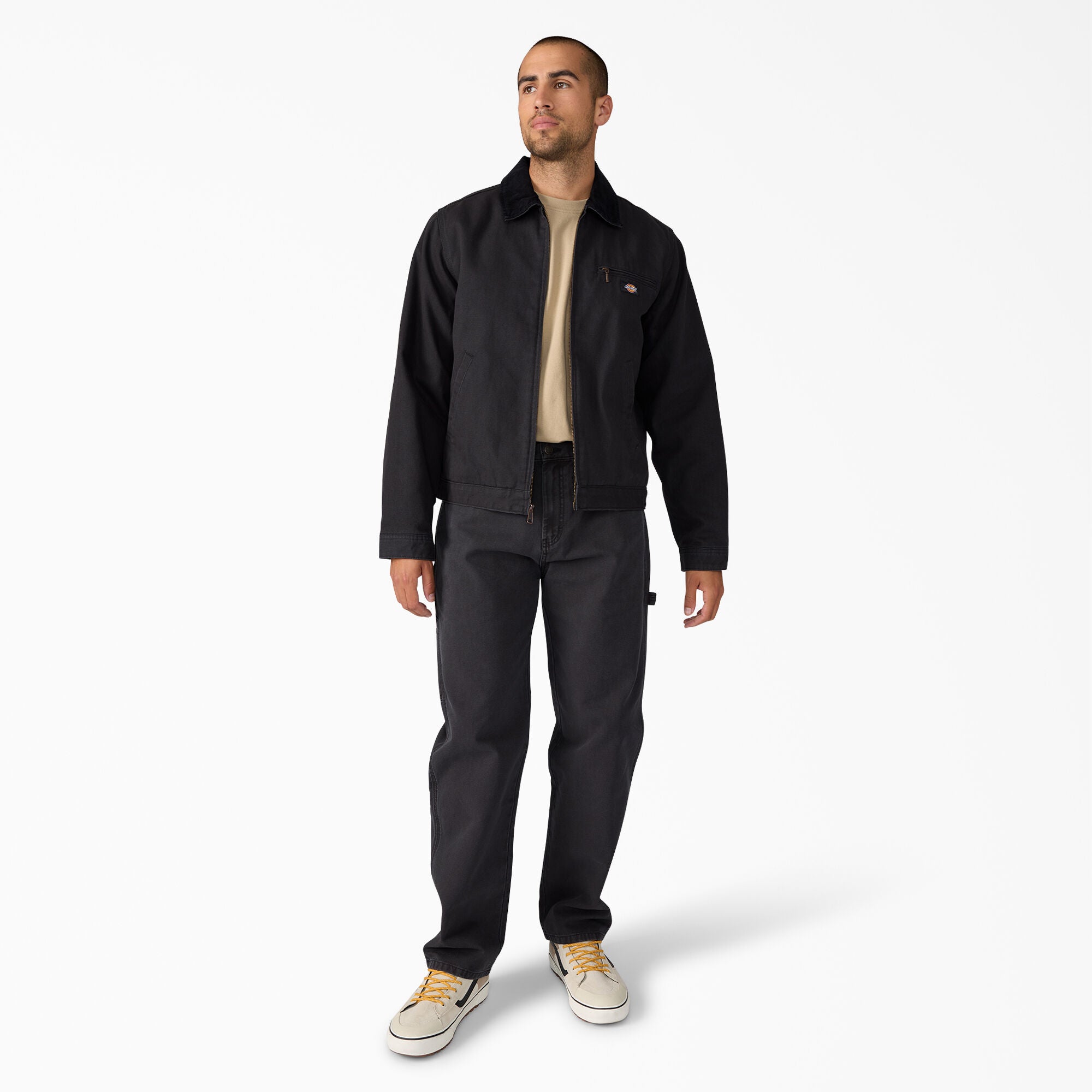 Dickies Blanket Lined Duck Canvas Jacket in Black