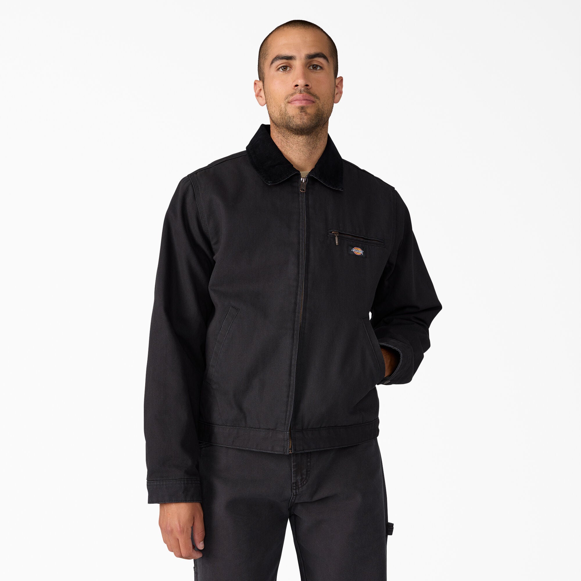 Dickies Blanket Lined Duck Canvas Jacket in Black