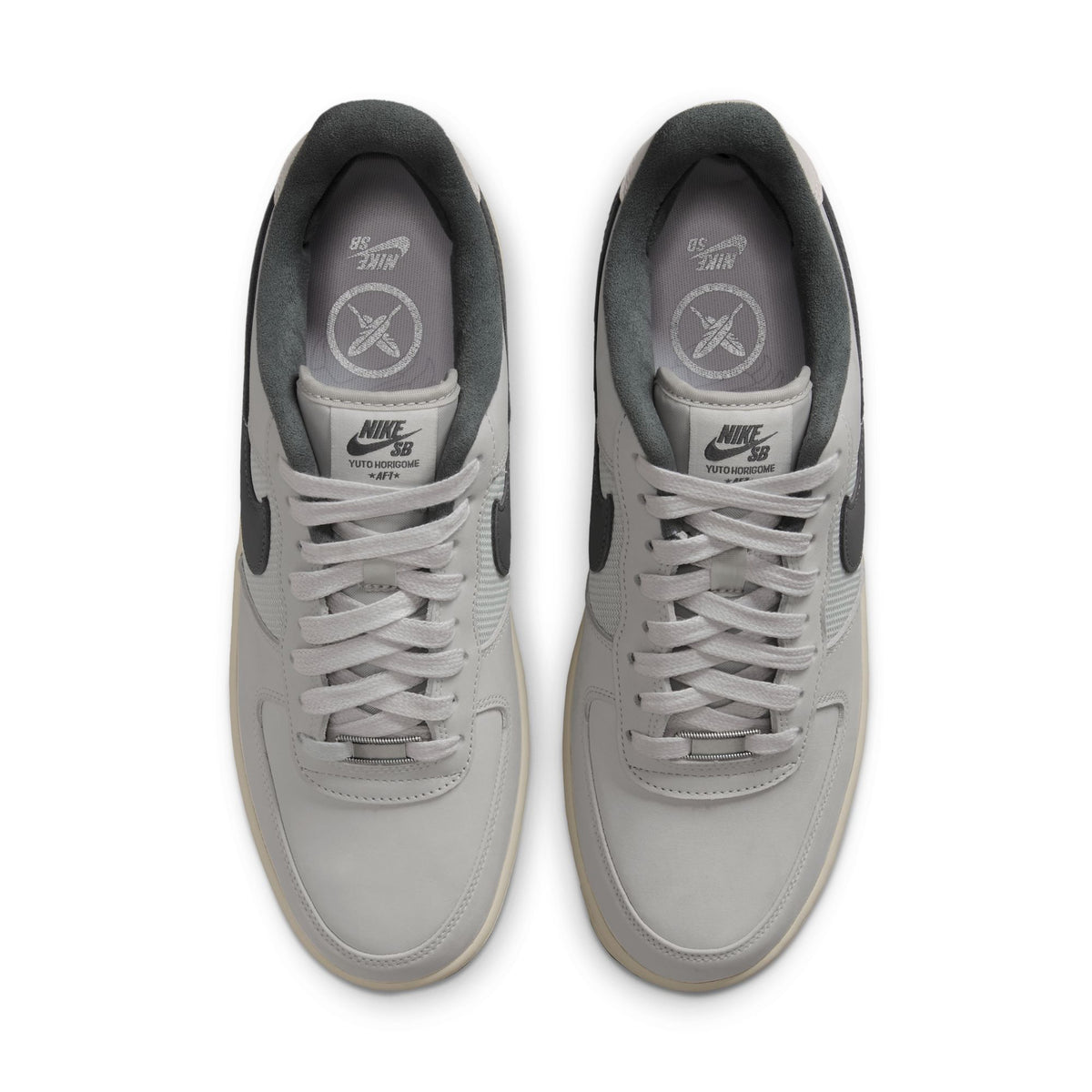 Nike SB Air Force 1 X Yuto in White/Iron Grey-White-Coconut Milk