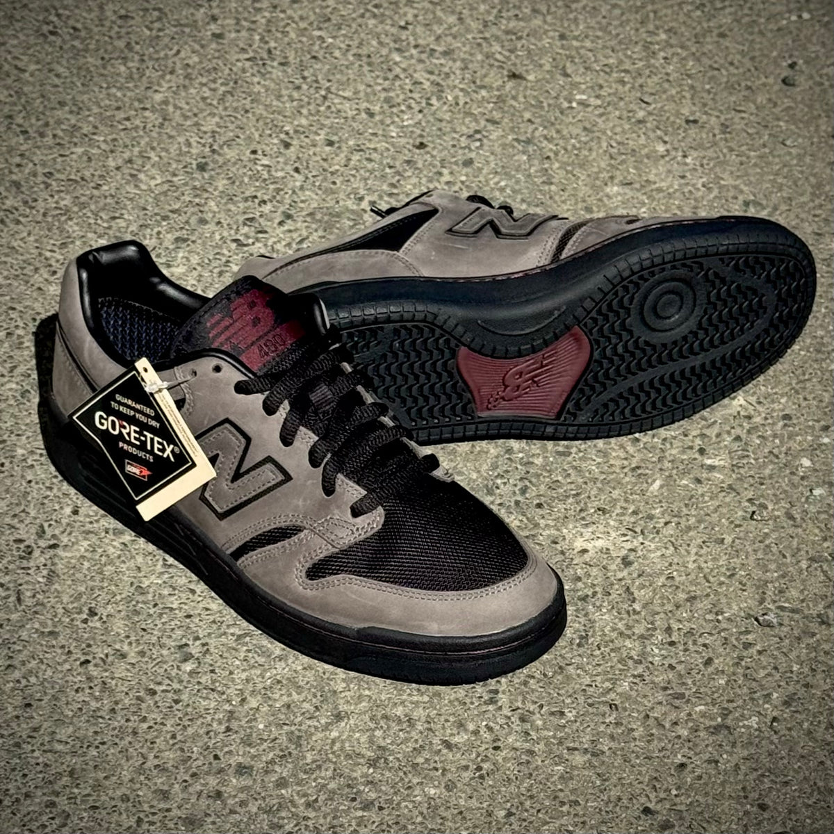 New Balance Numeric Gore-Tex 480 in Grey/Black