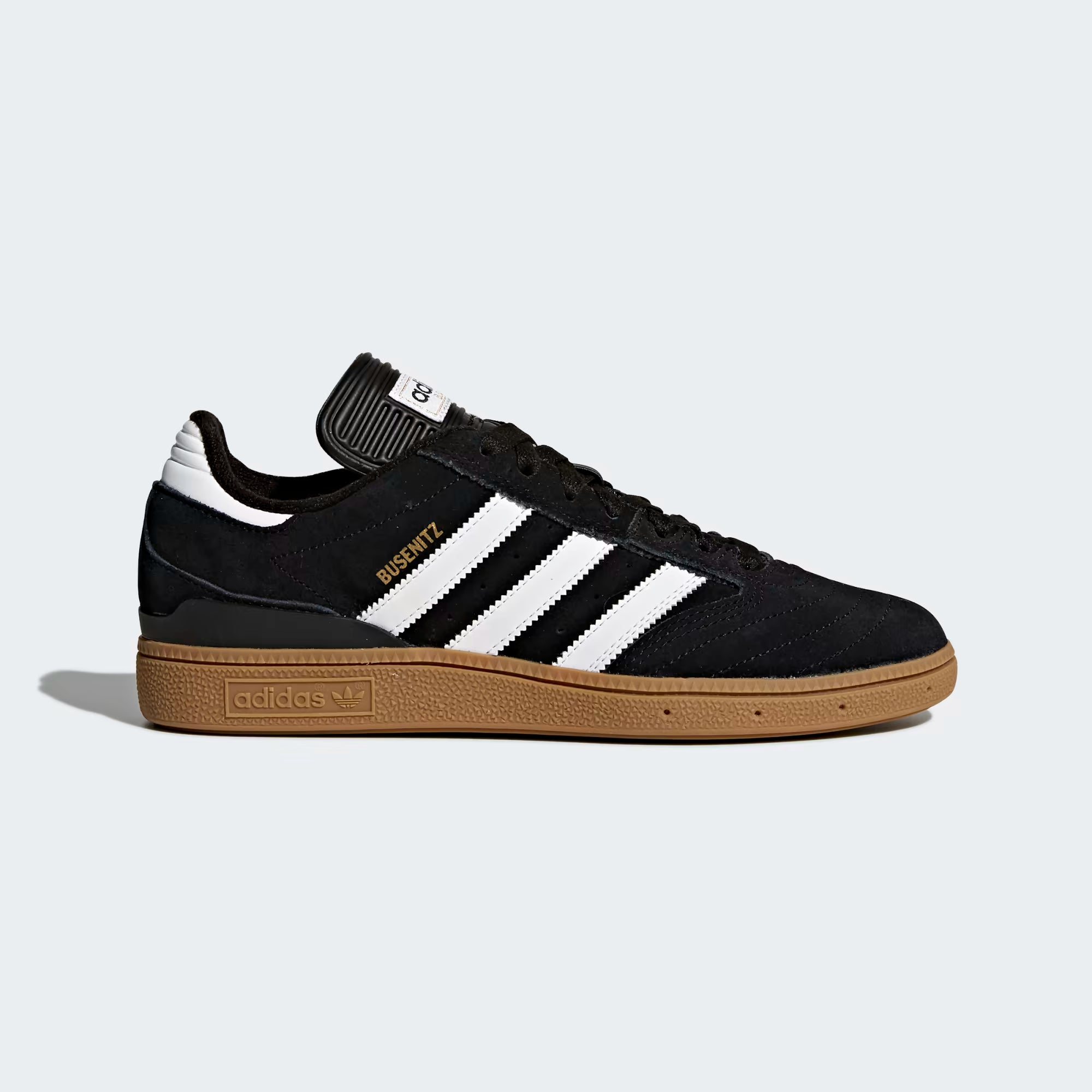 Adidas Busenitz Pro in Core Black/Cloud White/Gold Metallic