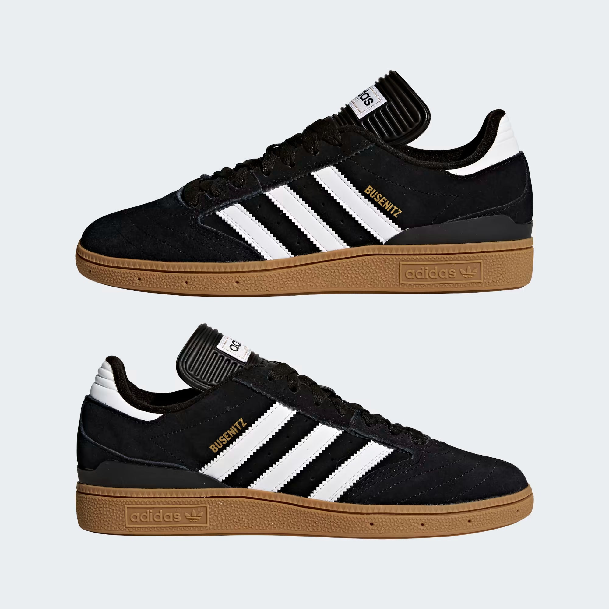 Adidas Busenitz Pro in Core Black/Cloud White/Gold Metallic