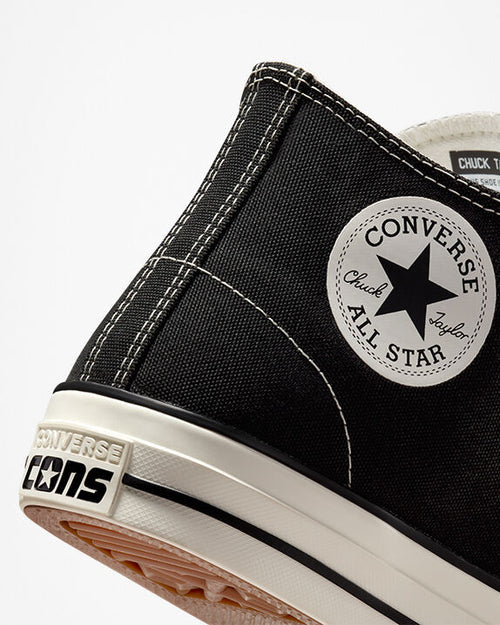 Converse CONS CTAS Pro Mid in Black/Black/Egret