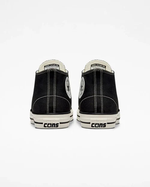 Converse CONS CTAS Pro Mid in Black/Black/Egret