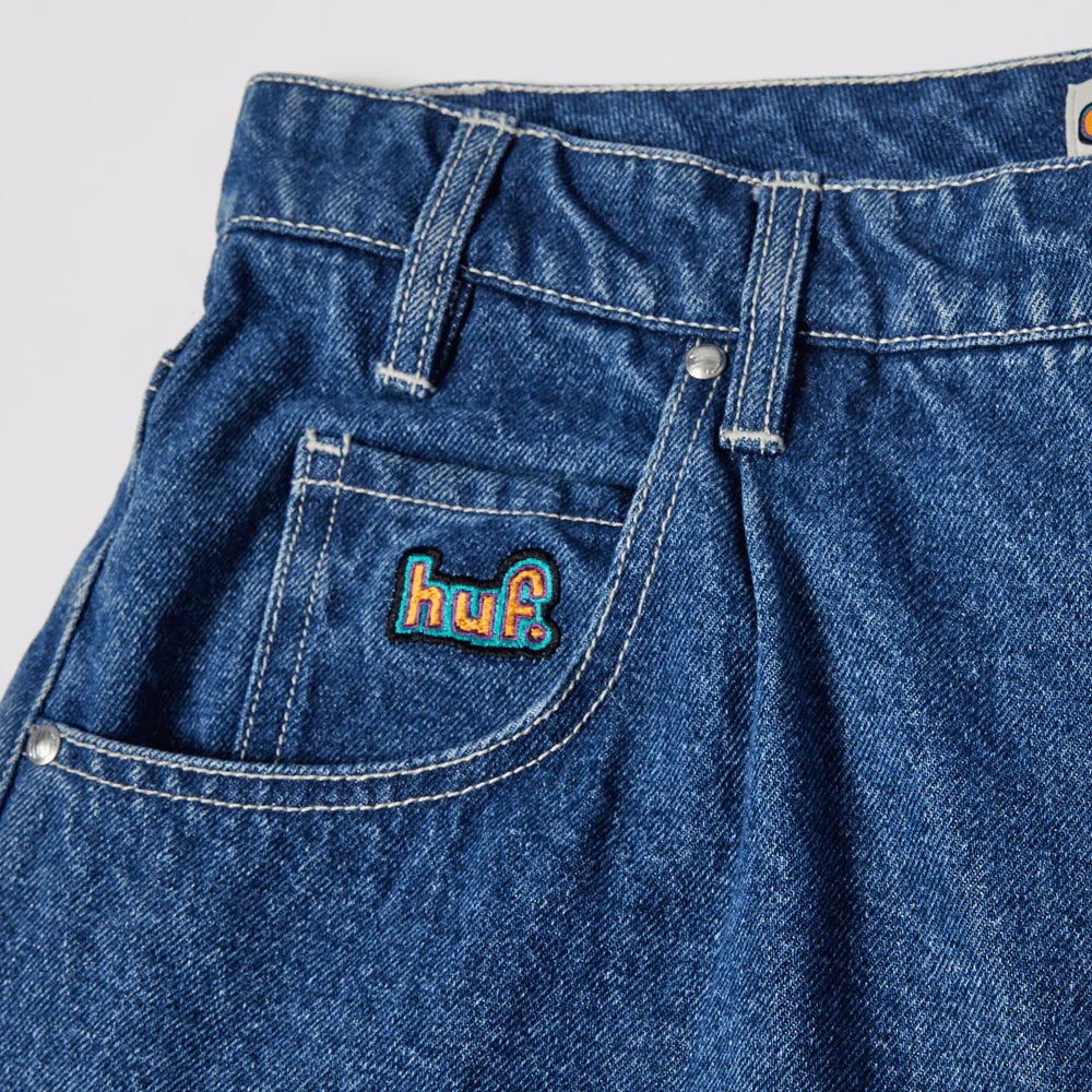 HUF Cromer Short in Stone Wash Indigo