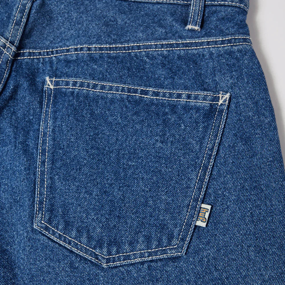 HUF Cromer Short in Stone Wash Indigo