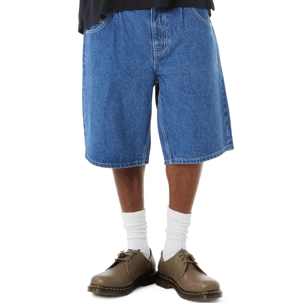 HUF Cromer Short in Stone Wash Indigo