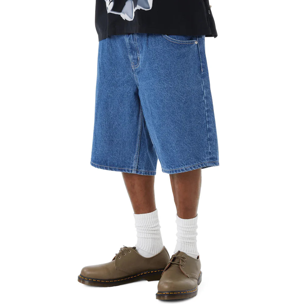 HUF Cromer Short in Stone Wash Indigo