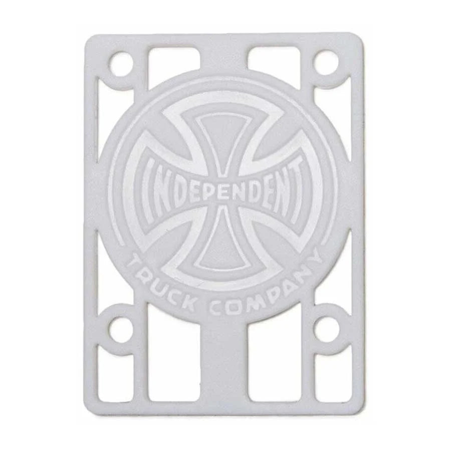 Independent 1/8" Riser Pads in White