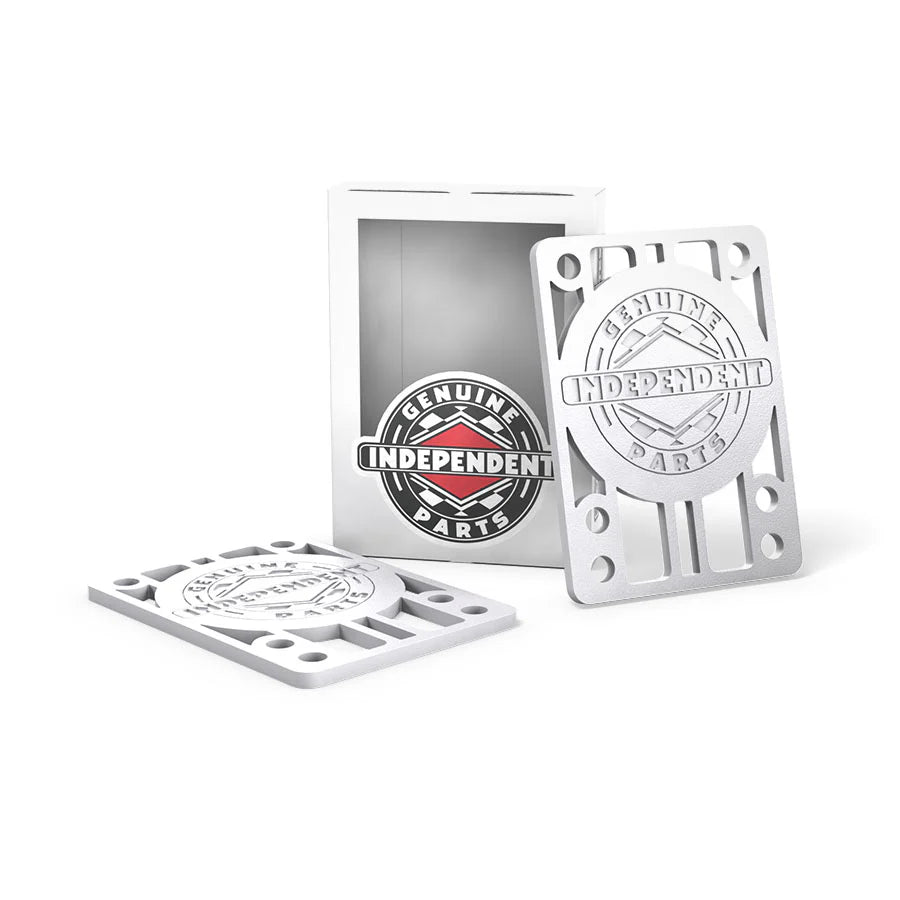 Independent 1/8" Riser Pads in White