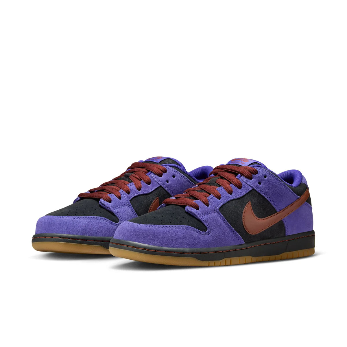 Nike SB Dunk Low Pro in Persian Violet/Cinnamon-Off Noir
