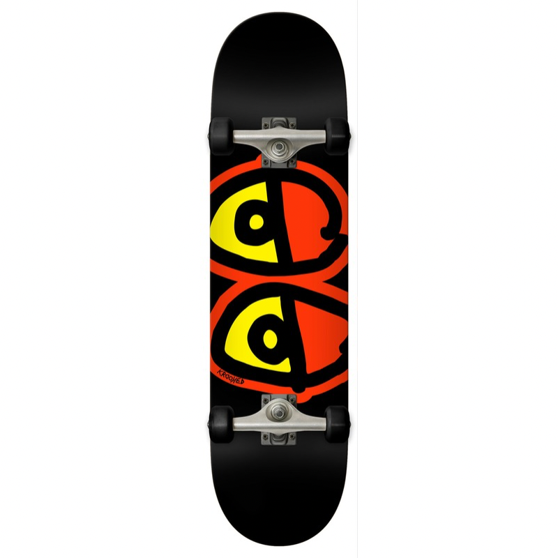 Krooked Glow Eyes Complete Skateboard 8.06
