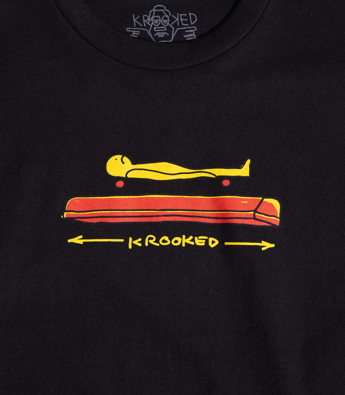 Krooked Koffin T-Shirt in Black