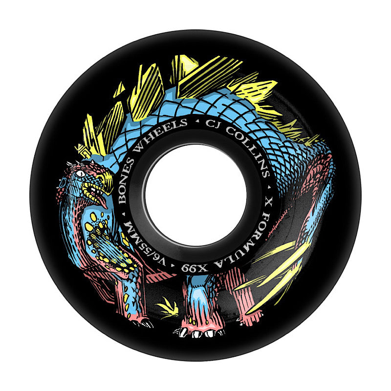 Bones X-Formula Collins Dino-Sortas V6 Wheels 99a 55mm Black