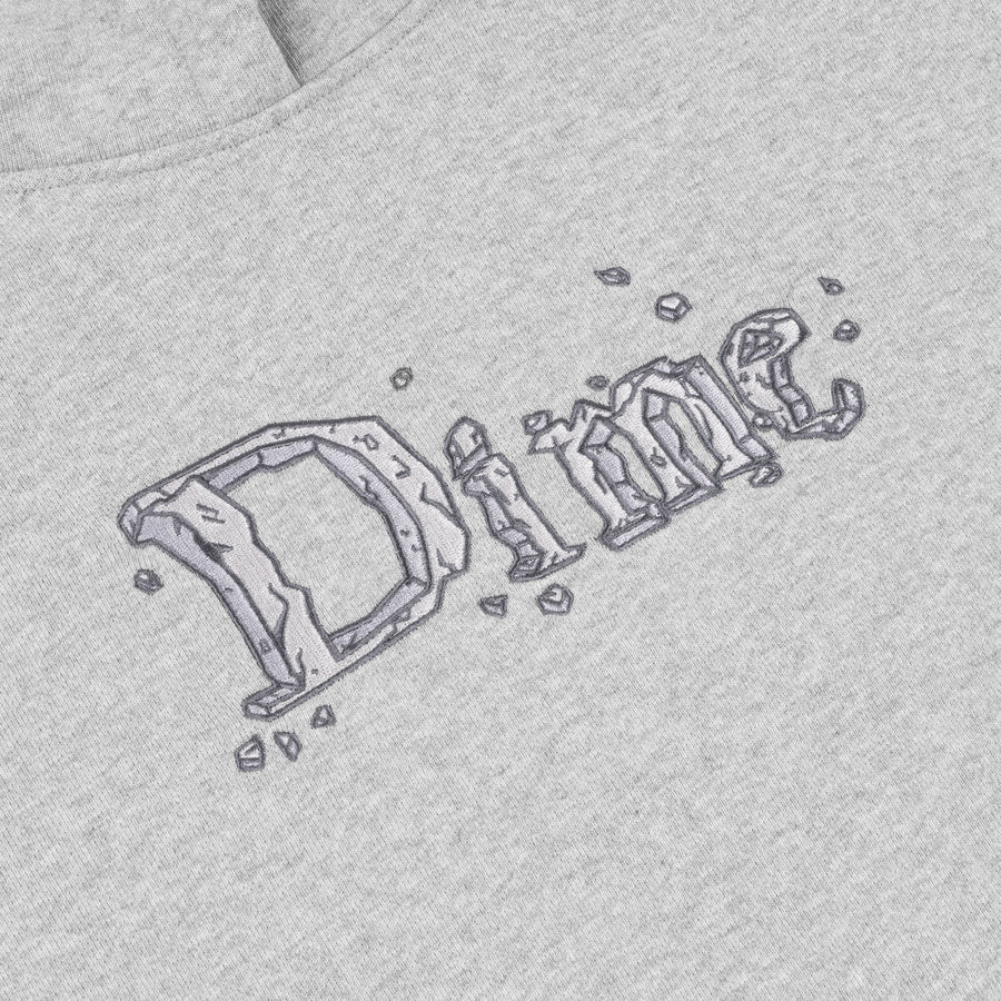 Dime Classic Stone Hoodie in Heather Gray