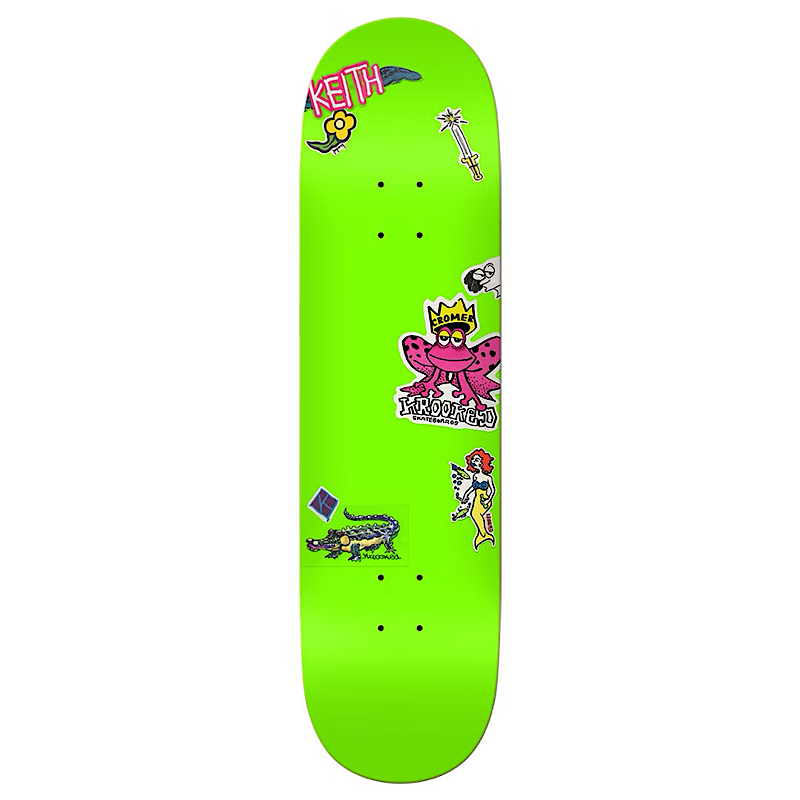 Krooked Cromer Neon Spirit Deck 8.25