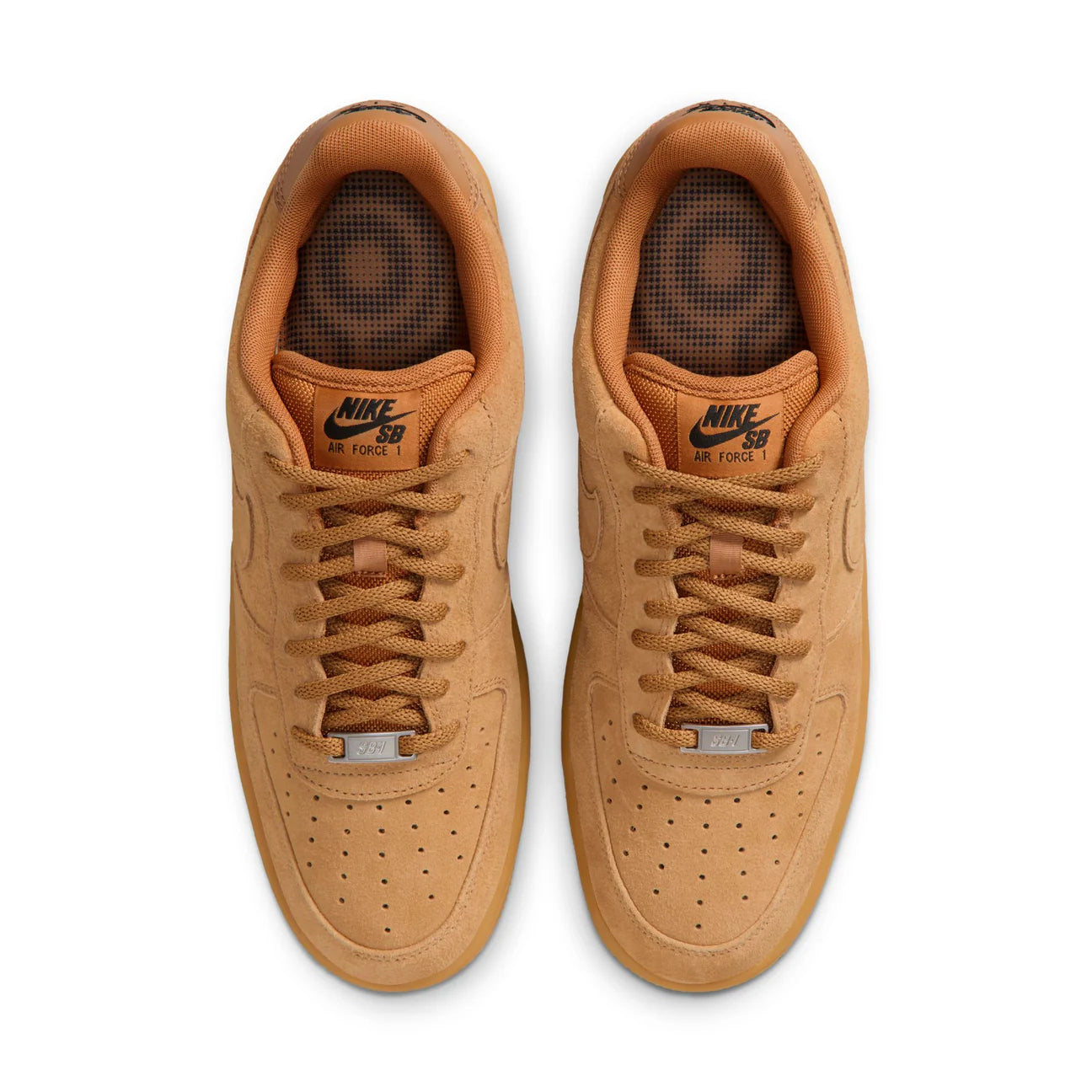 Nike SB Air Force 1 in Flax/Flax-Black-Gum Light Brown