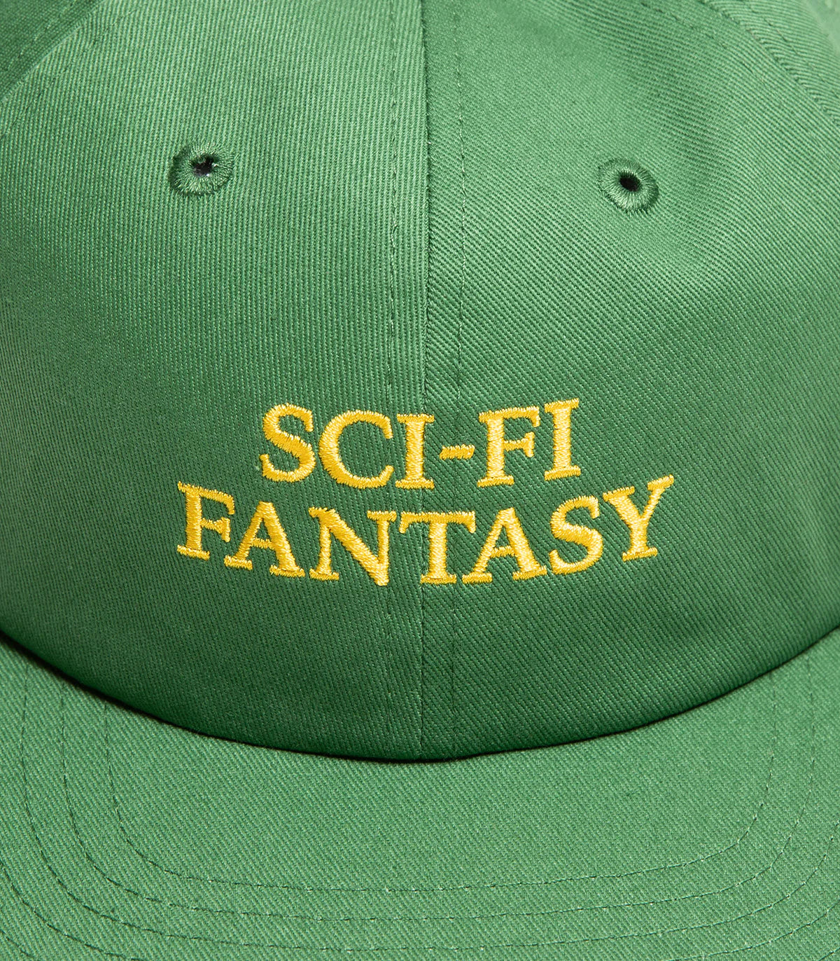 Sci-Fi Fantasy Herringbone Logo Hat in Green