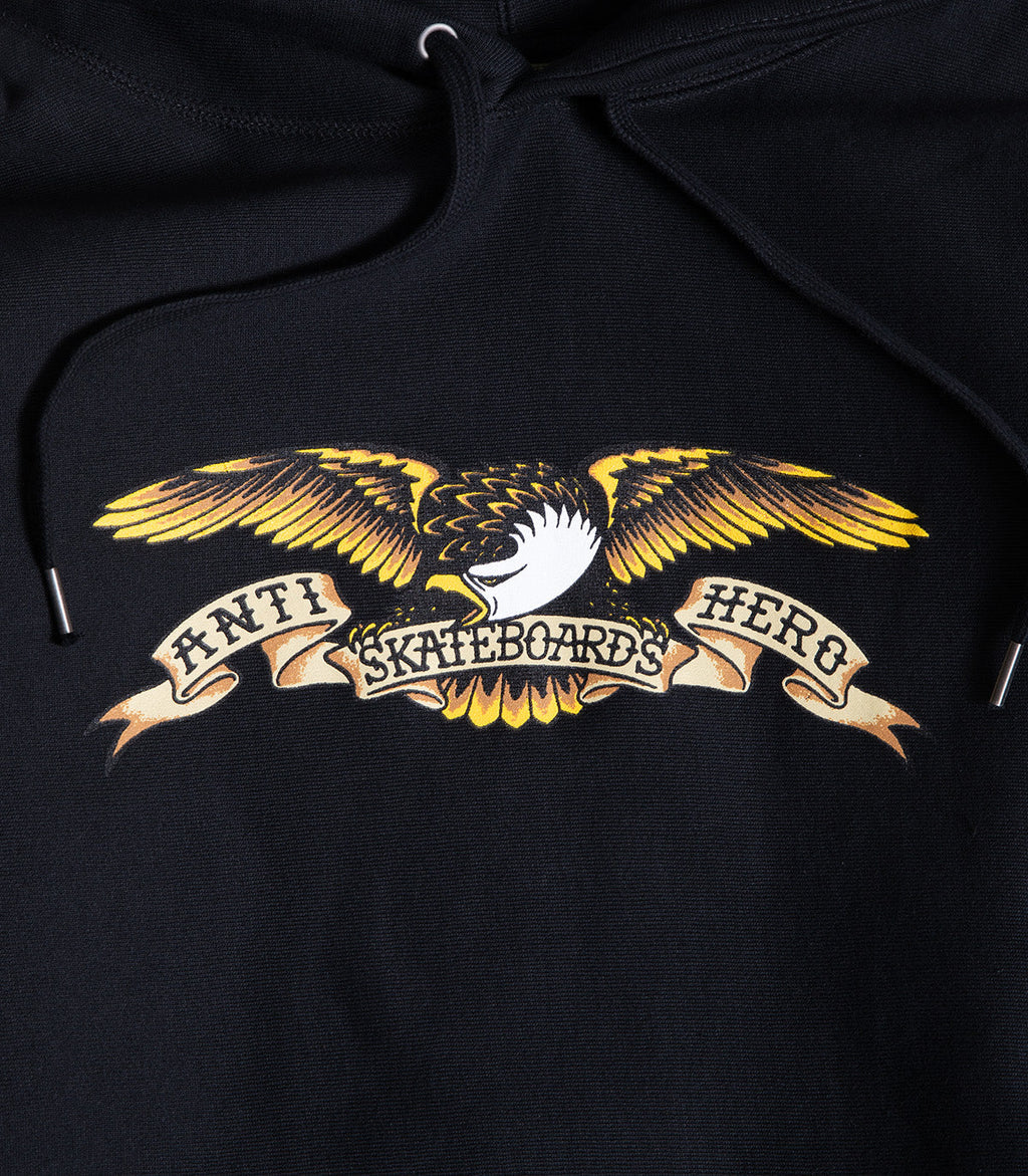 Antihero Premium Eagle Hoodie in Black