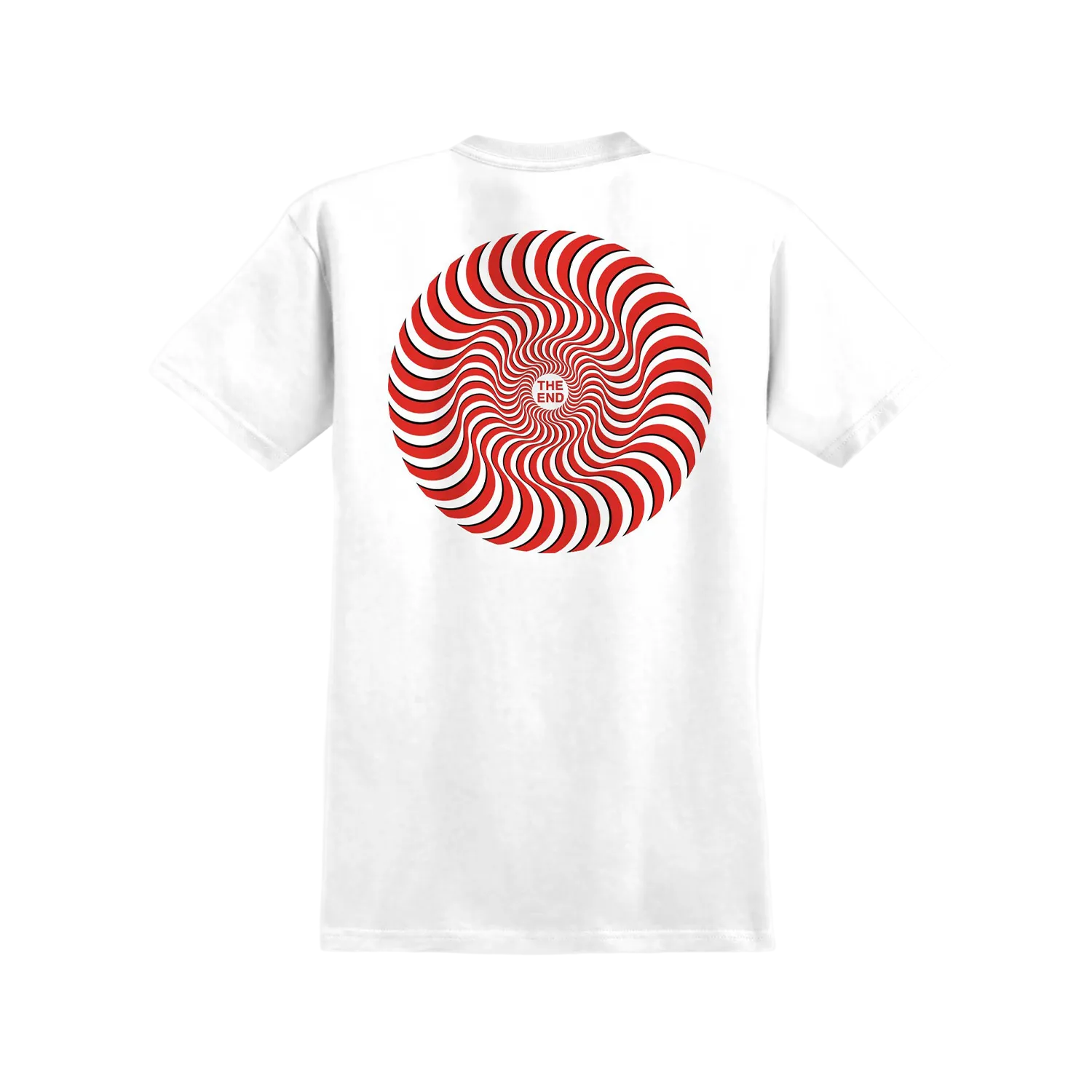 Spitfire Classic Swirl Overlay T-Shirt in White/Red and Black Prints