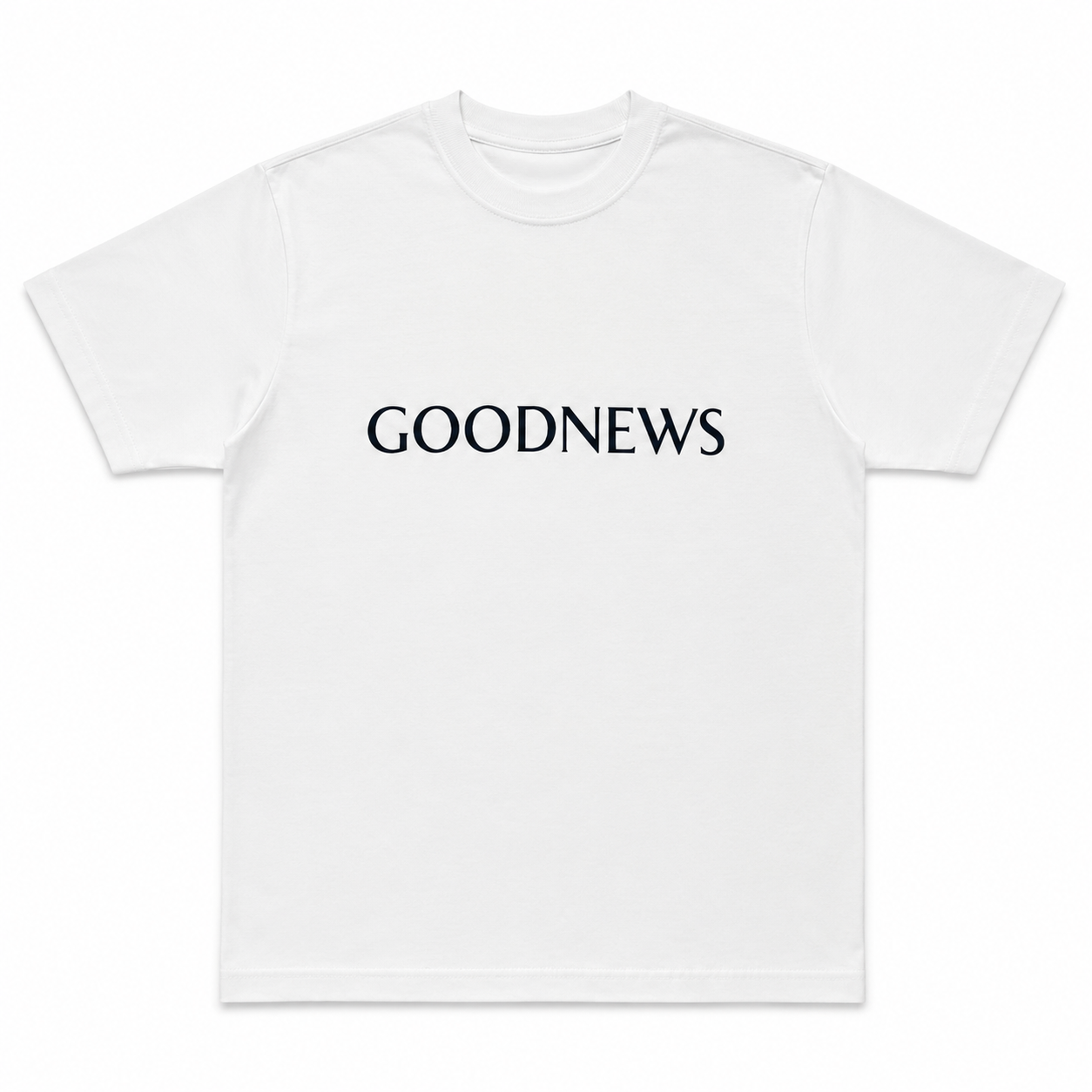 Goodnews Premium Crew T-Shirt in White