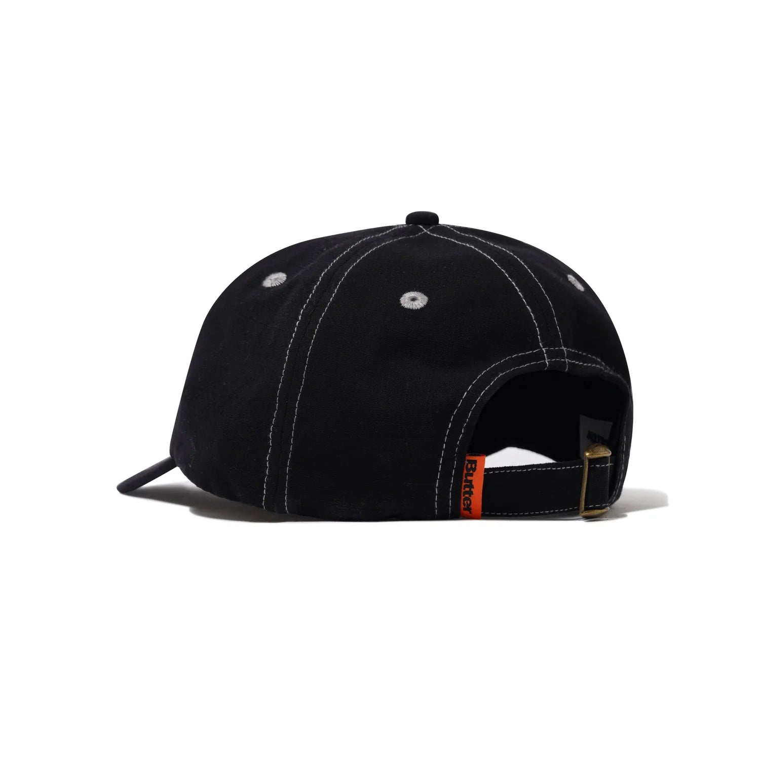 Butter Goods Abseil 6 Panel Cap in Black