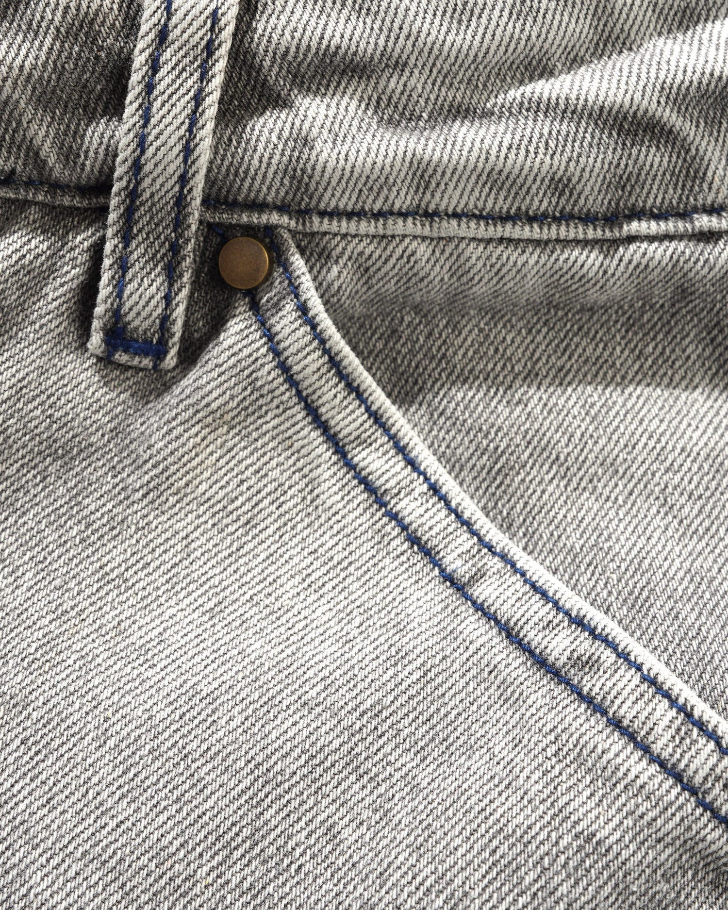 Butter Goods Encounter Denim Shorts in Washed Soft Grey