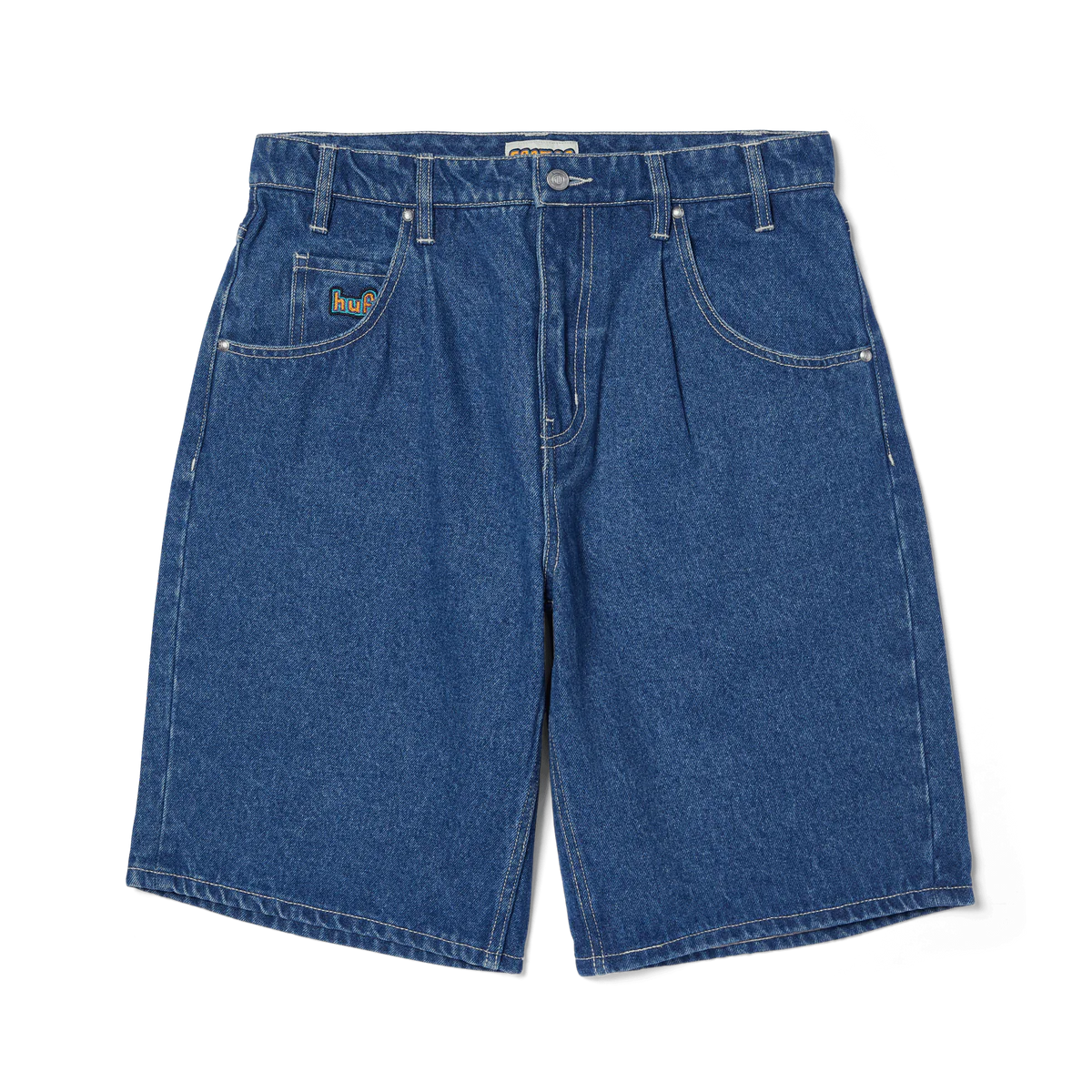 HUF Cromer Short in Stone Wash Indigo