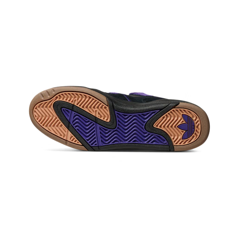 Adidas Kader in Core Black/College Purple/Gold Metallic