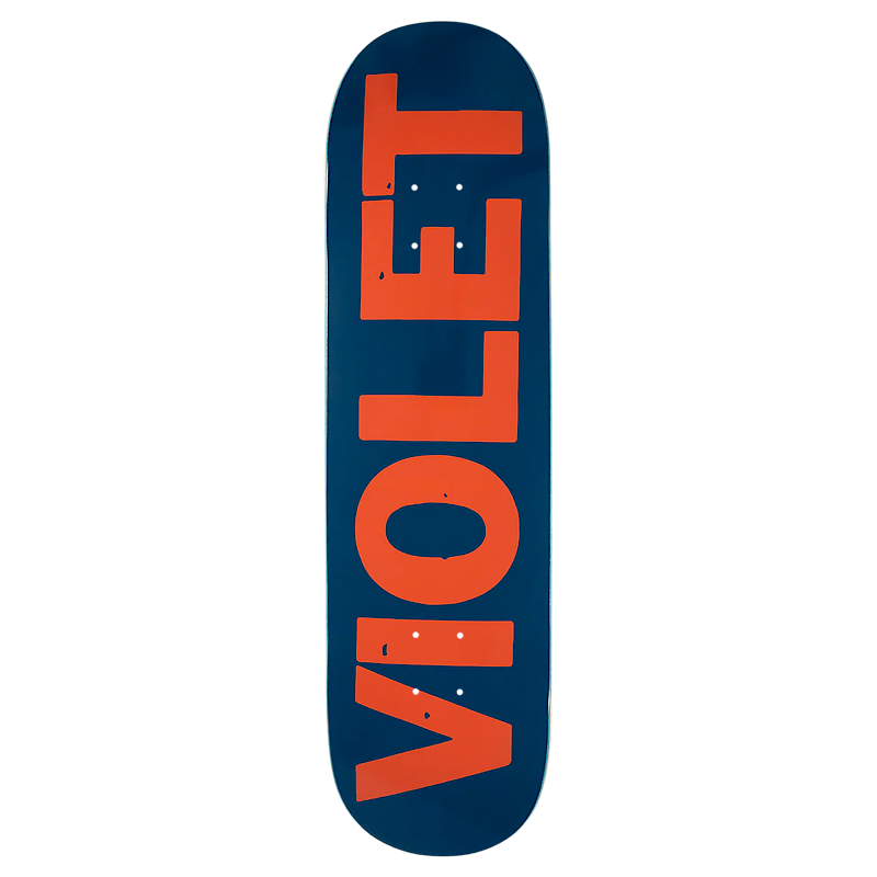 Violet Navy and Red Crew Deck 8.38
