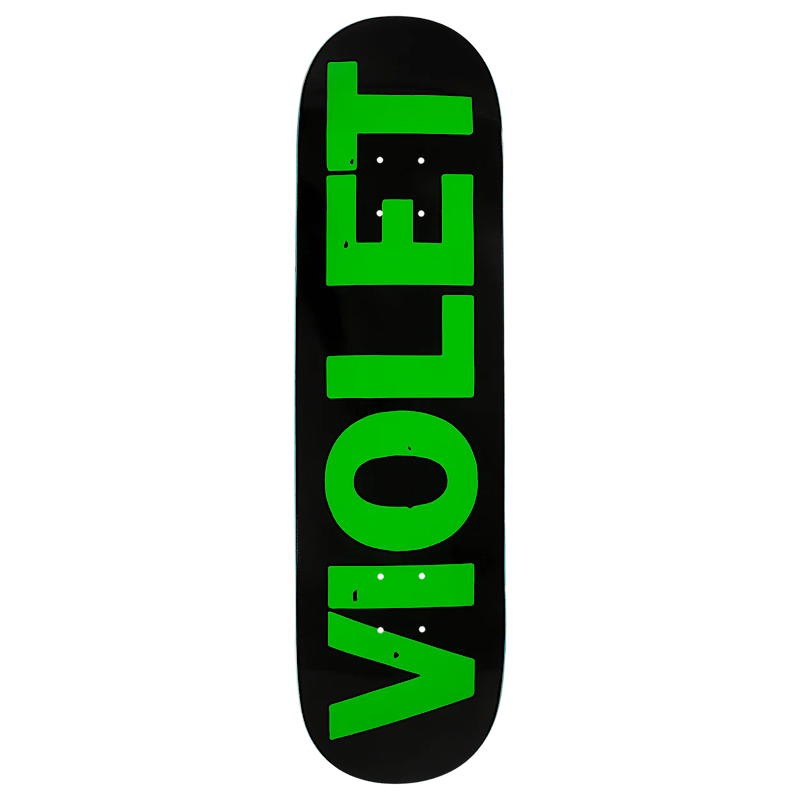 Violet Black and Green Crew Deck 8.5